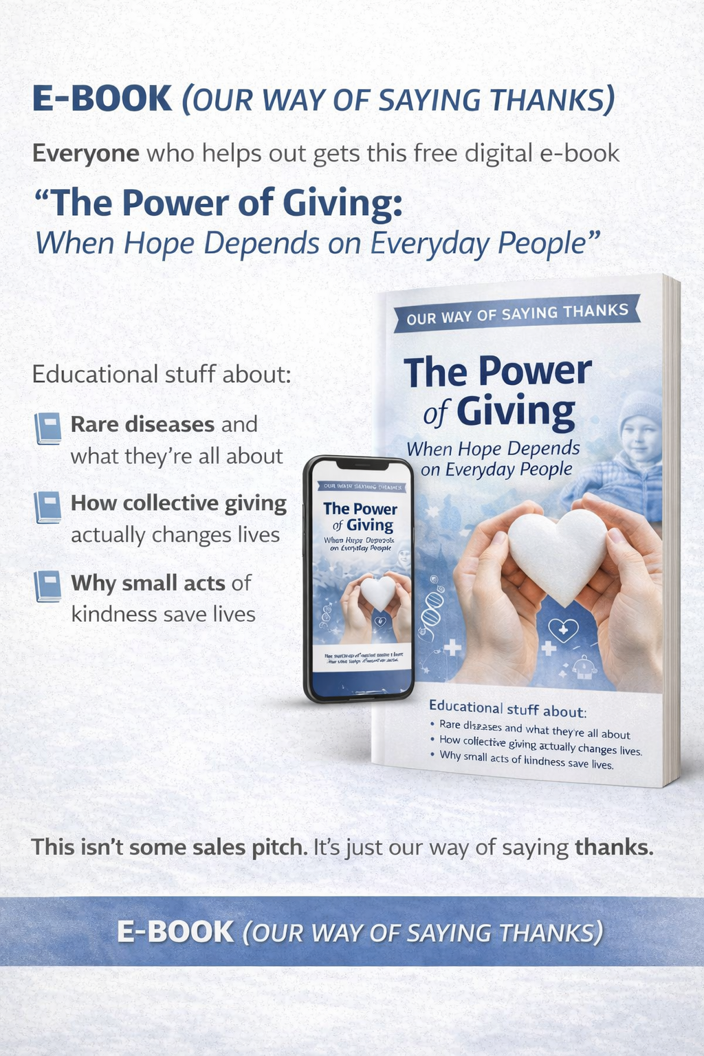 E-Book (Our Way of Saying Thanks) - The Power of Giving: When Hope Depends on Everyday People